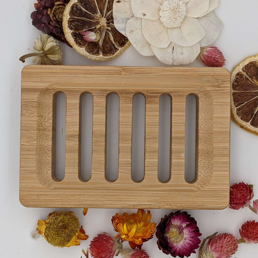 Bamboo soap dish 